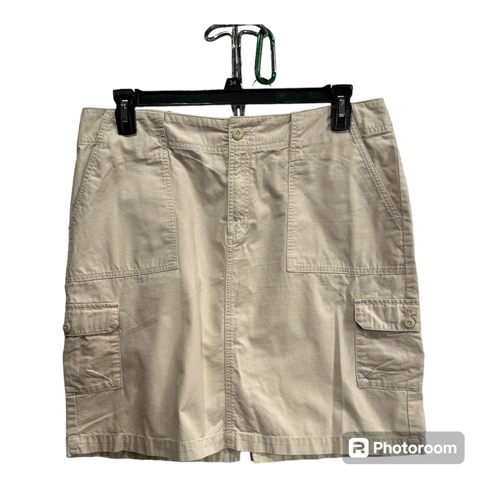 Eddie Bauer Khaki Color skirt. Size 14